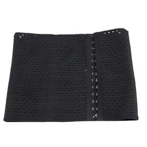 Black Corset Body Shaper Hook Closure 36"